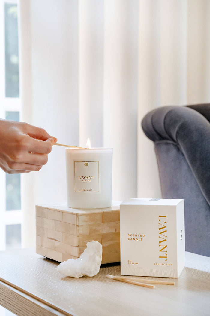 Fresh Linen Candle - Pine & Moss