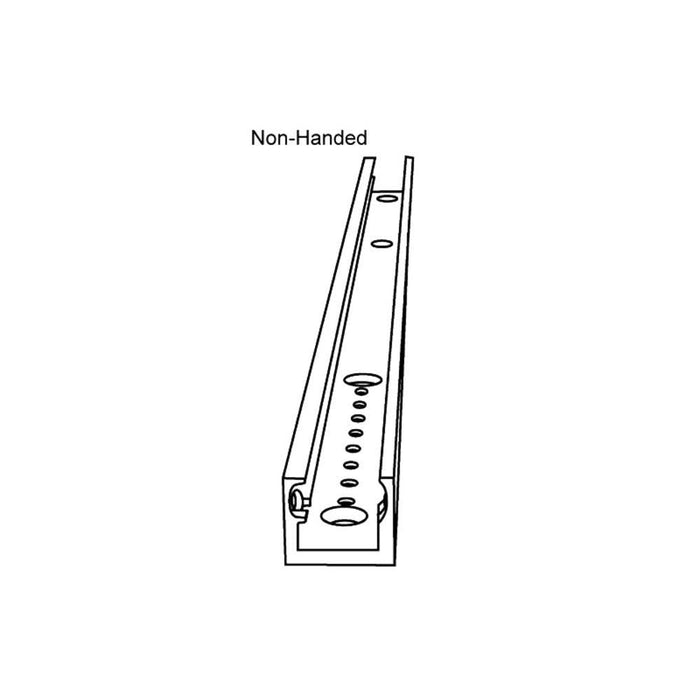 L.C.N. Durable Aluminum Top Door Track for Smooth Operation - Reflect Window & Door