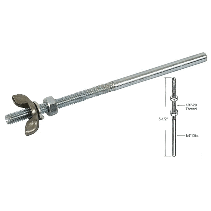 Bifold Closet/Wardrobe Door 1/4" Bottom Pivot Rod for Leigh Doors - Reflect Window & Door