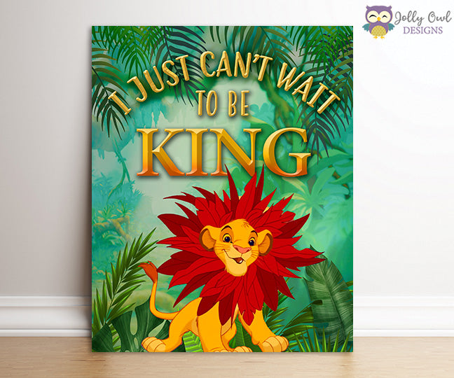 Lion King Party Signs Bundle Set