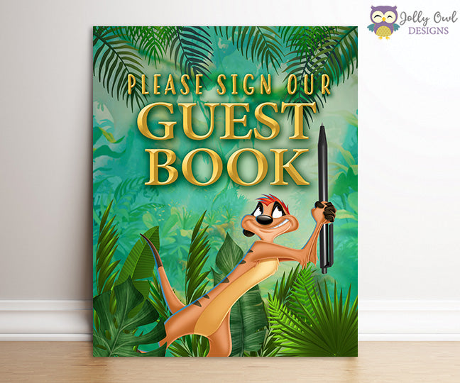 Lion King Party Signs Bundle Set