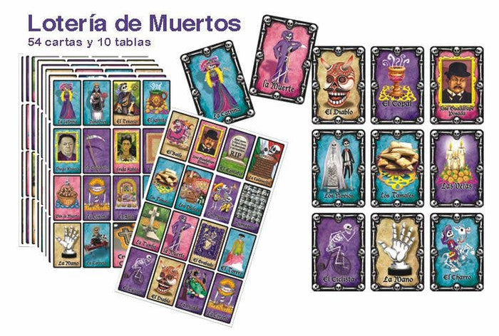 Lotería de Muertos: Day of the Dead Loteria Game, from Mexico