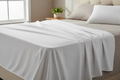 Luksus Collection - 50/50 Solid White Flat Sheet | Northern Feather Canada