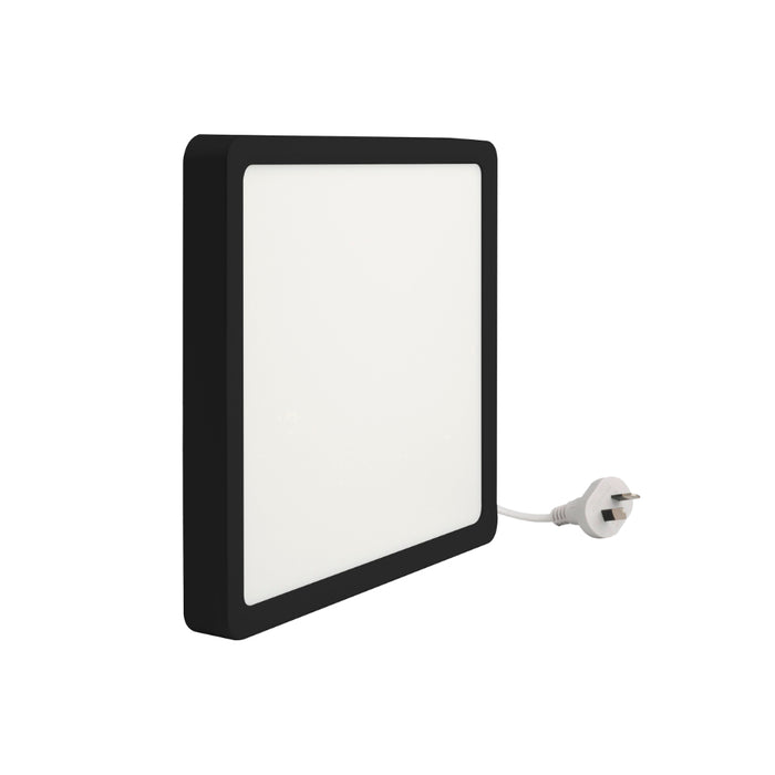 Lunos 23cm 18W Tri-Colour Square LED Oyster