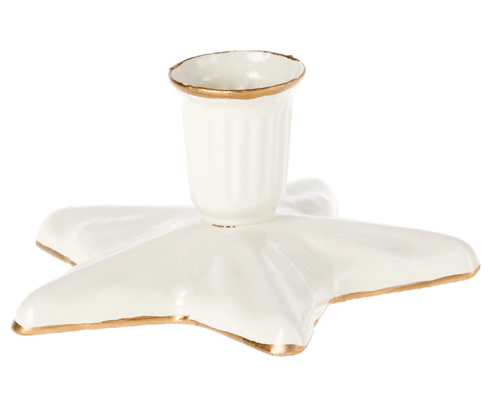 Maileg Candle Holder, Off White