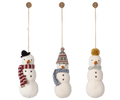 Maileg Set of 3 Snowman ornaments