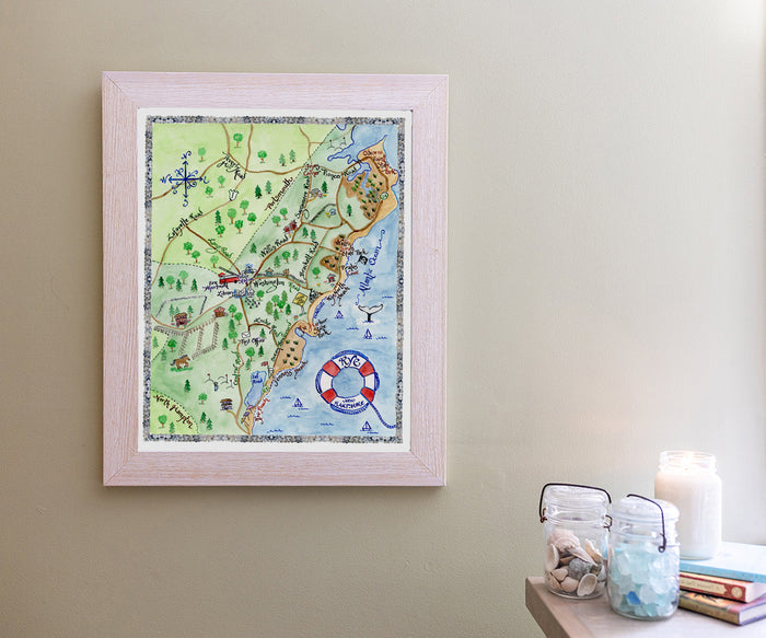 Map of Rye, NH
