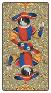 Marseille Cat Tarot, from Lo Scarabeo
