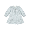 Martin Blue Handsmocked Girl Dress