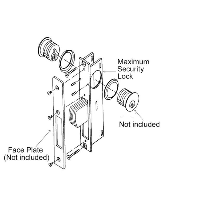 Maximum Security Lock - 7/8" Backset - Reflect Window & Door