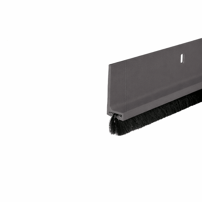 36" Medium Bronze Painted Finned Door Sweep – Aluminum Door Bottom Seal - Reflect Window & Door
