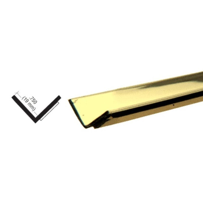 Mirror Reflective Inside Plastic Trim - 3/4" Angle - Reflect Window & Door