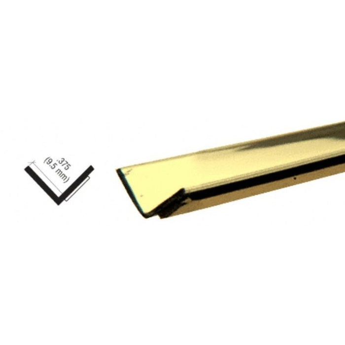 Mirror Reflective Plastic Angle Trim – 3/8" Corner Protector - Reflect Window & Door