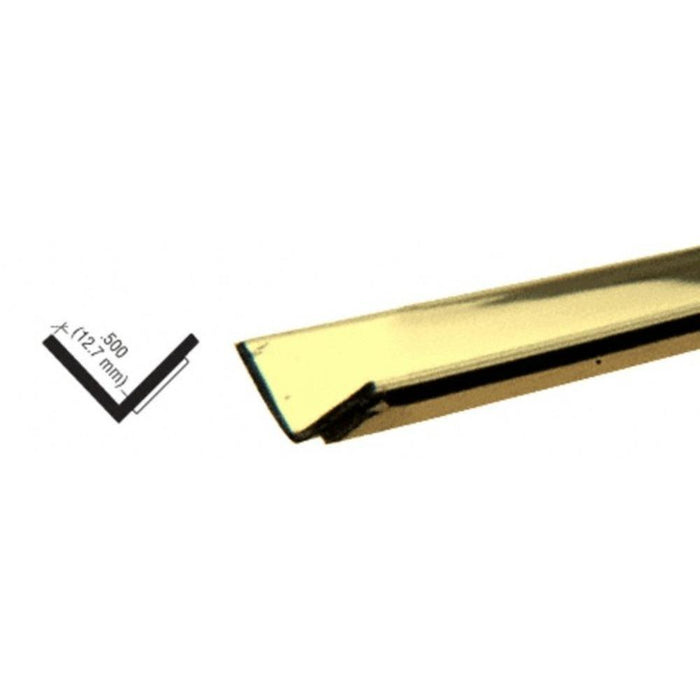 Mirror Reflective Plastic Trim Corner Angle 1/2" - Reflect Window & Door