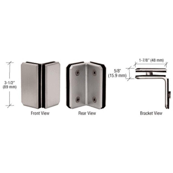 Monaco Series Glass - to - Glass Bracket - Reflect Window & Door