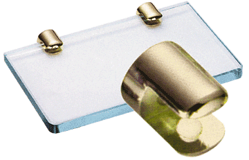 No-Drill 15/16" Diameter Shelf Clamp for 1/2" Glass - Reflect Window & Door