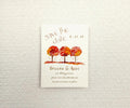 October Leaves Save the Date