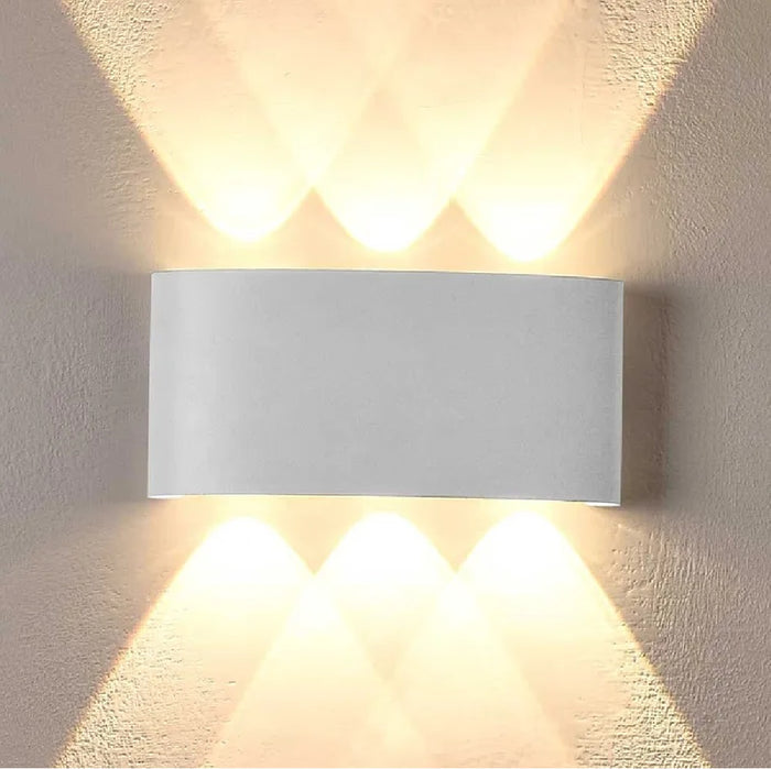 Vencha 5505080-WH Opula 3 Wall Light White. Davoluce Lighting has one of the best selection of exterior up & down modern wall lights In Australia. Vencha Lighting outdoor LED wall lights on display at Davoluce Lighting Showroom in Elsternwick, Victoria