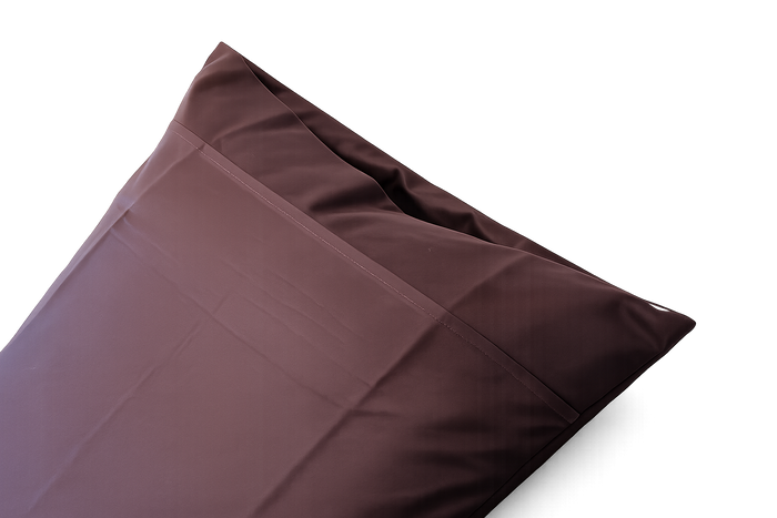 Mohogany Solid Color Opulense Pillowcases (Pair) | Northern Feather Canada