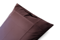 Mohogany Solid Color Opulense Pillowcases (Pair) | Northern Feather Canada