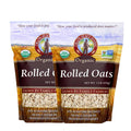 Organic Rolled Oats | 1 lb | Pack of 2 | Non-GMO | Grain Place Foods