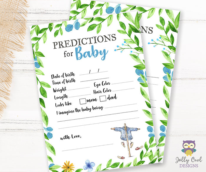 Peter Rabbit Themed Baby Shower Games Bundle Set