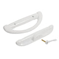 Sliding Glass White Patio Door Handle Set With 3 - 15/16" Screw Holes for P.H. Tech Doors - Reflect Window & Door