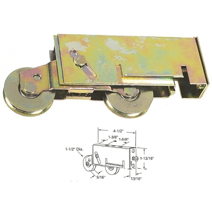 Commercial Sliding Glass Mall Door Steel Ball Bearing Roller - Reflect Window & Door