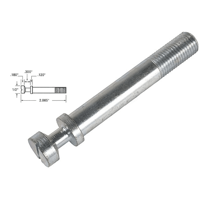Commercial Door Push/Pull Machine Bolt - 3/8" N.F. - Reflect Window & Door