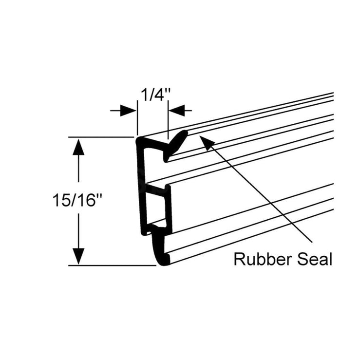 PVC Window Glass Stop – Residential 15/16" Secure Fit - Reflect Window & Door