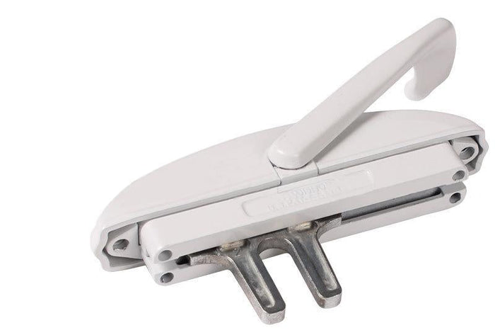 Radisson Hardware Casement Window Security Tie Bar Lock – White Vinyl Window Replacement Lock - Reflect Window & Door