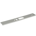 Radius Anodized Aluminum Face Plate for Commercial Door Latch Lock - Reflect Window & Door