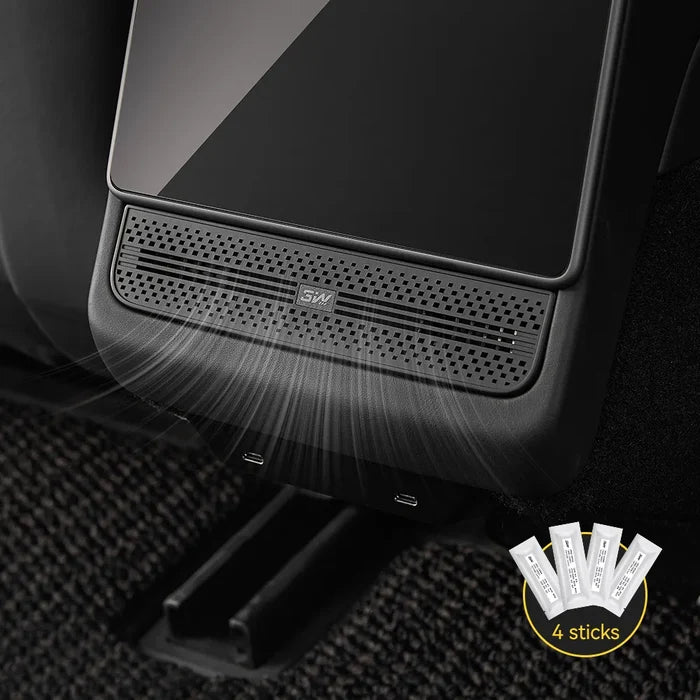 Rear Car Air Vent Freshener  For Tesla Model 3 Highland 2024-2025/ Y Juniper 2025-2026 Damage-Free Installation, OEM-Matched Fit, Long-Lasting Fragrance