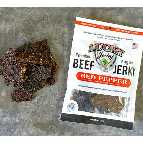Red Pepper Beef Jerky | Pack of 2 | 3 oz | Nebraska Star Beef