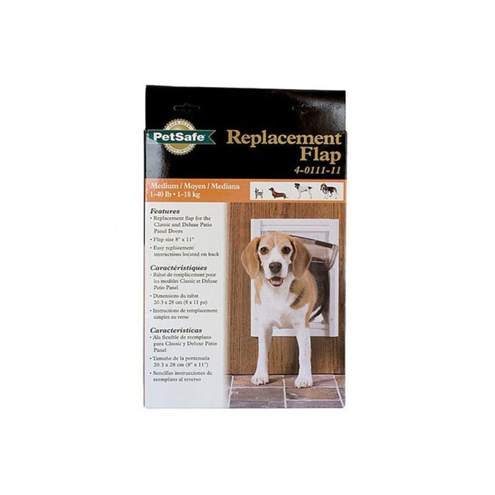 Replacement Flaps for Deluxe Series Pet Door For Cats Up To 15 lb.s and Small Dogs Up To 7 lbs. - Reflect Window & Door