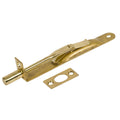 Residential 6" Flush Bolt - Brass - Reflect Window & Door