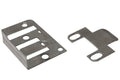 Residential Door Out - Swing Adjustable 2 - 1/4" Strike Plate - Reflect Window & Door