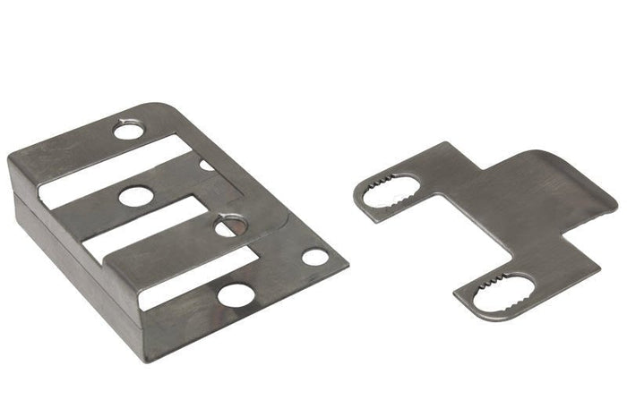 Residential Door Out - Swing Adjustable 2 - 1/4" Strike Plate - Reflect Window & Door