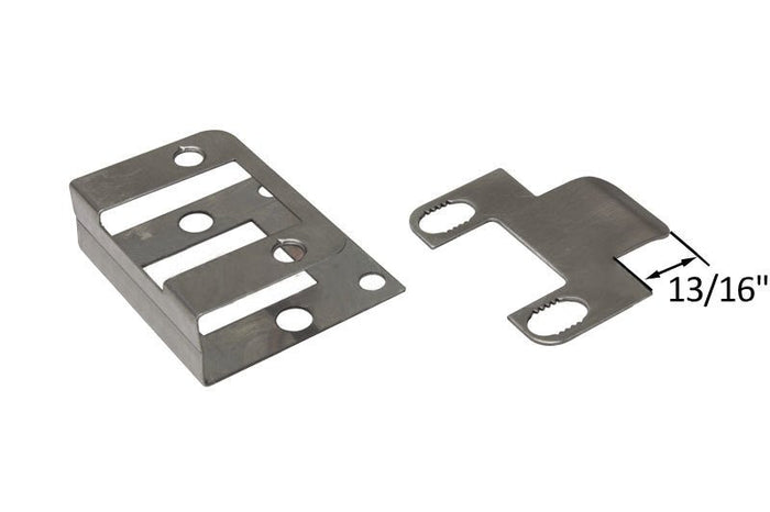 Residential Door Out - Swing Adjustable 2 - 1/4" Strike Plate - Reflect Window & Door