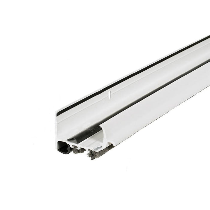 Residential Entry Door Shoe with Rubber Bulb Seal – 36" Vinyl Bottom Sweep for Exterior Doors - Reflect Window & Door