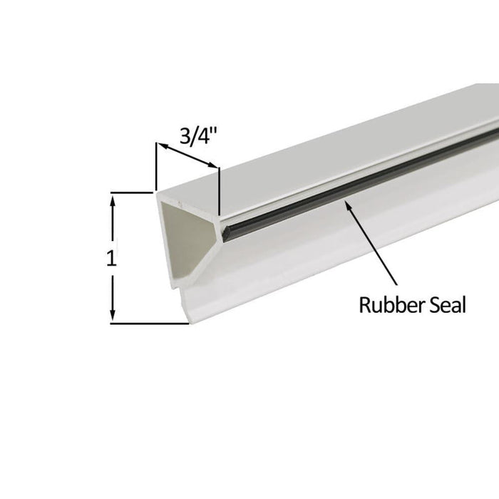 Residential PVC 19 mm Double - glazed Window Stop for Jeldwen Windows - Reflect Window & Door