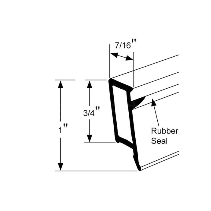 Residential PVC 34 mm Triple - pane Window Stop for Jeld - Wen Windows - Reflect Window & Door