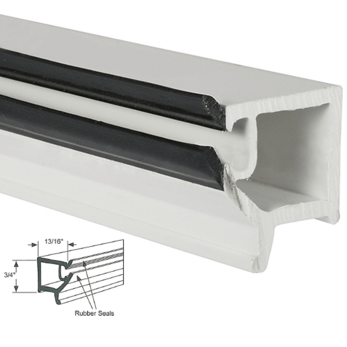 Residential PVC 3/4" x 13/16" Window Stop - Reflect Window & Door