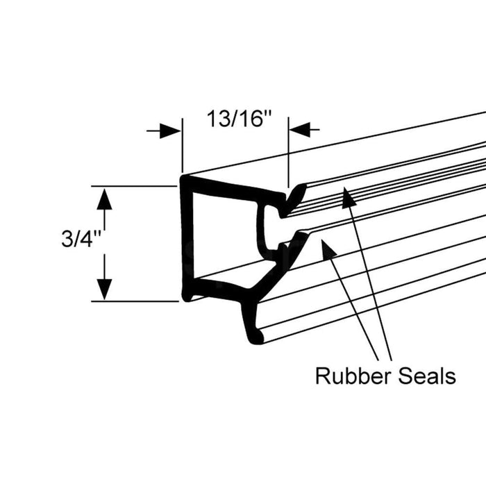 Residential PVC 3/4" x 13/16" Window Stop - Reflect Window & Door