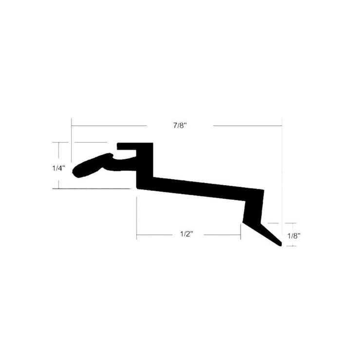 Residential PVC Millennium Window Stop for Dashwood Windows – Durable Window Hardware Replacement - Reflect Window & Door