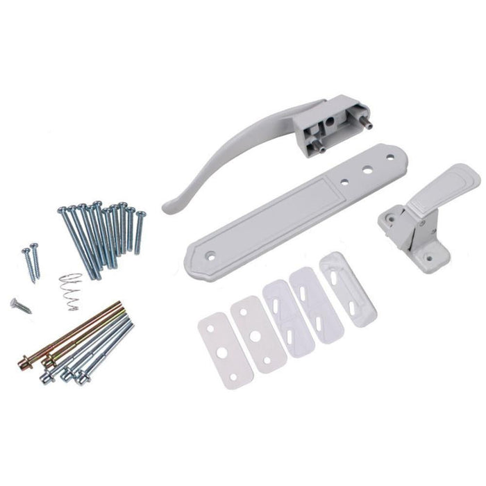 Residential Swinging Screen/Storm Door Pull Lever Latch - Reflect Window & Door