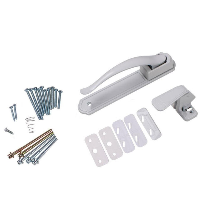 Residential Swinging Screen/Storm Door Pull Lever Latch - Reflect Window & Door