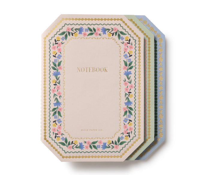 Rifle Paper Co. Assorted Set of 3 Gemma Notebooks