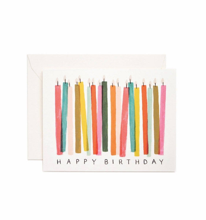 Rifle Paper Co. Birthday Candle Card-Birthday - Pine & Moss