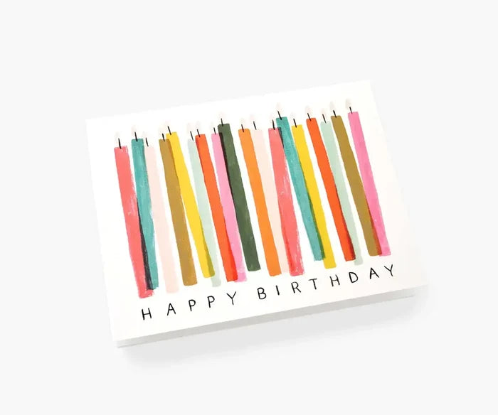 Rifle Paper Co. Birthday Candle Card-Birthday - Pine & Moss
